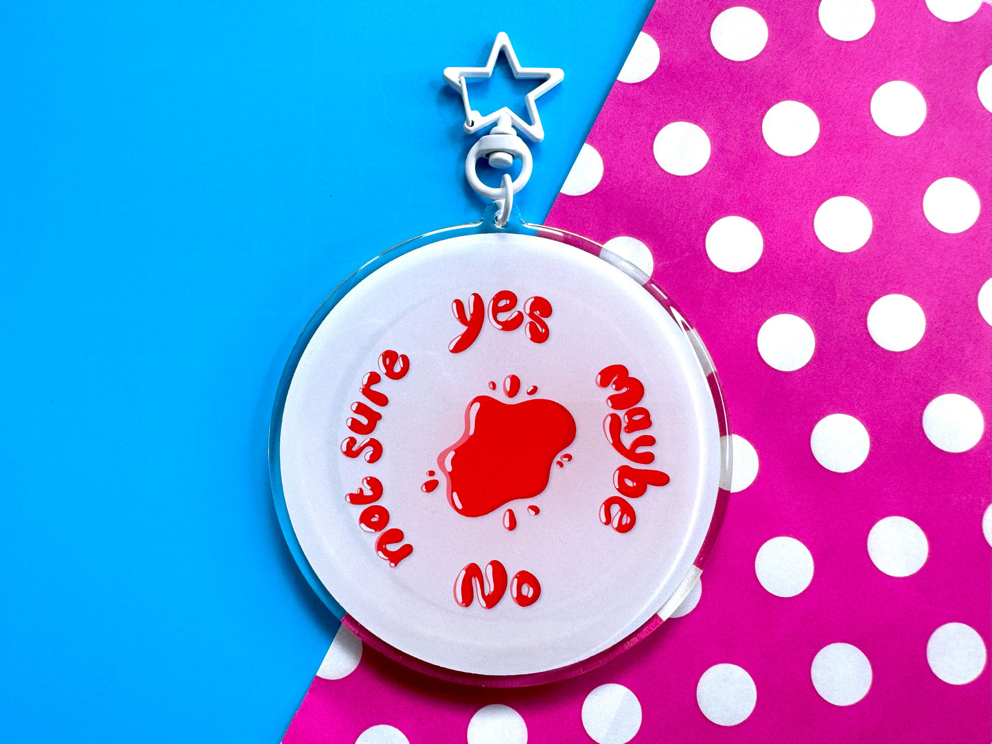 Dino Nuggets Emotions Communication Keyring