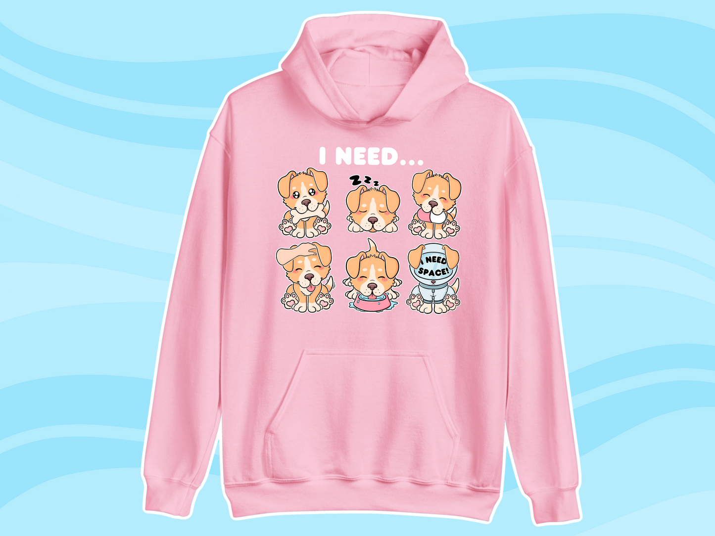 Puppy Needs Communication Hoodie - Children's