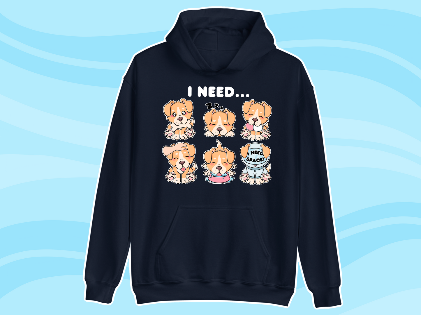 Puppy Needs Communication Hoodie - Children's