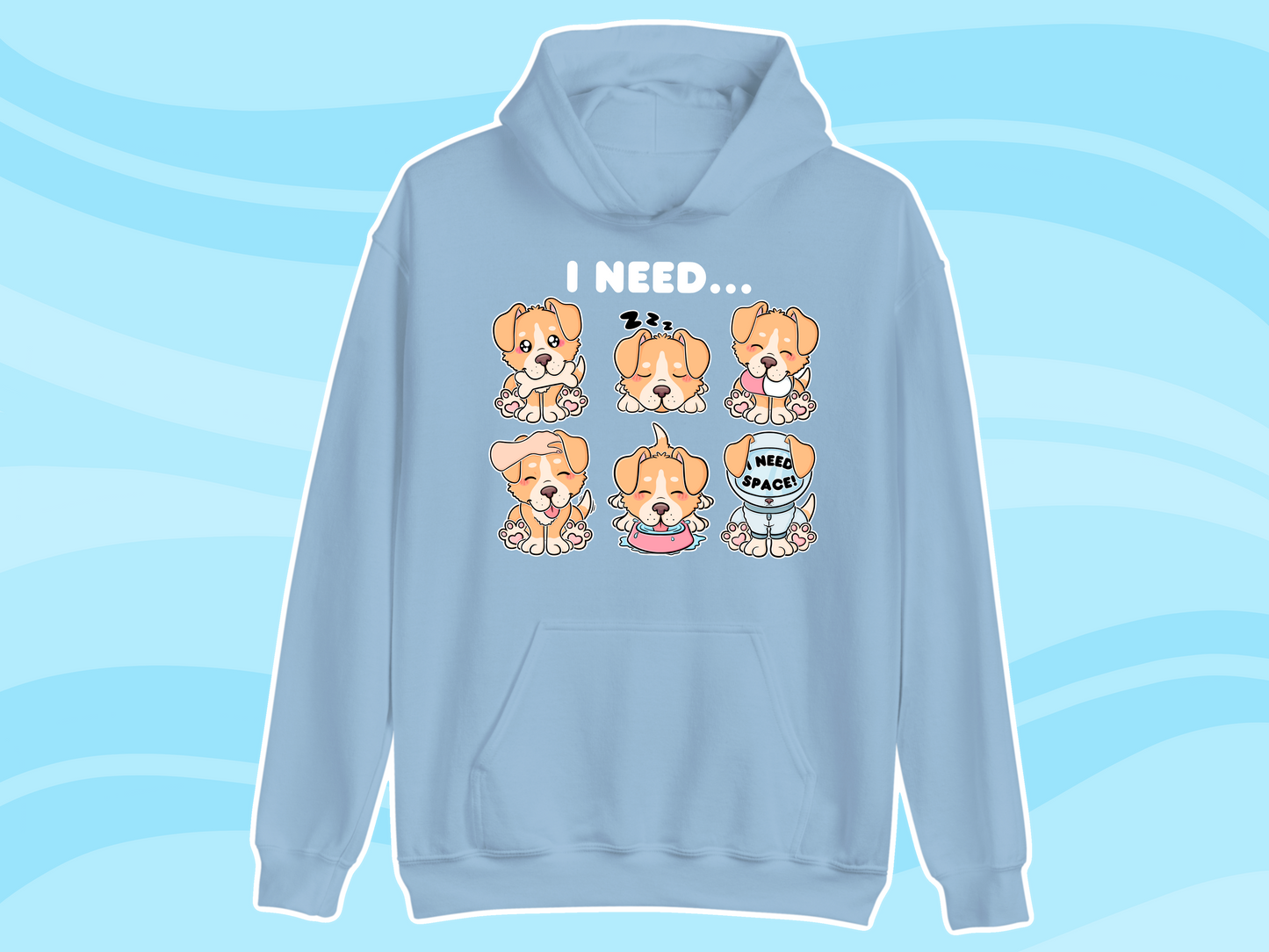 Puppy Needs Communication Hoodie - Children's