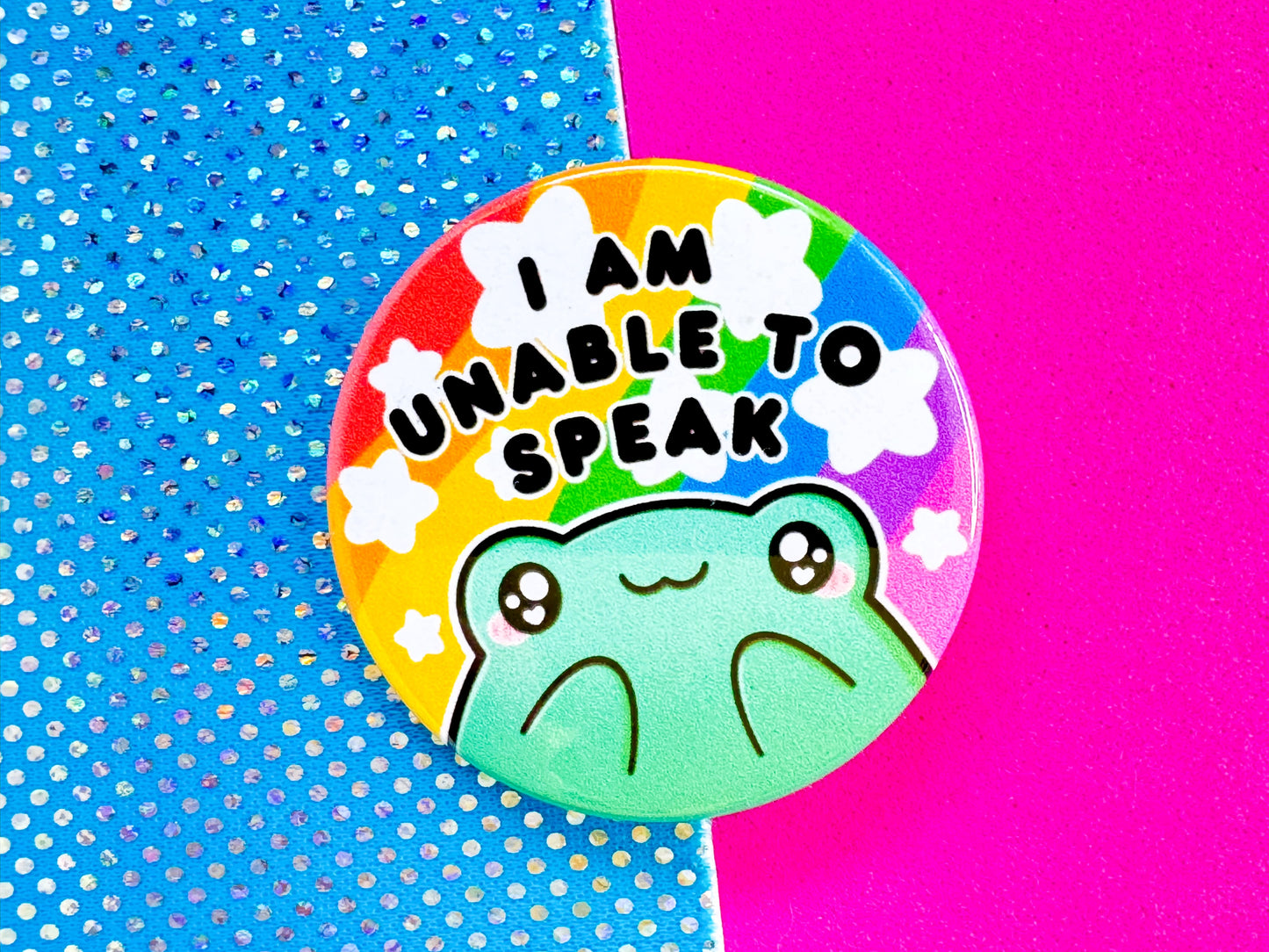 Unable To Speak Badge