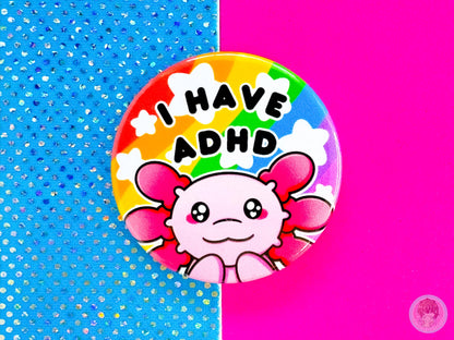 ADHD Pin Button Badge