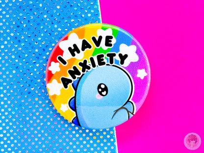 Anxiety Pin Button Badge