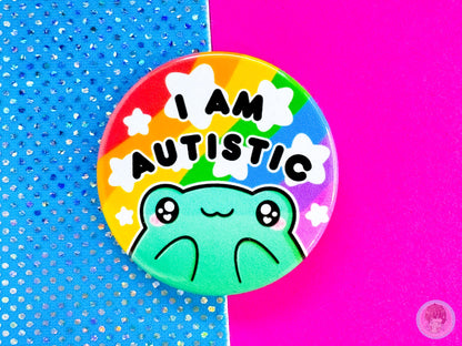 Autistic Pin Button Badge