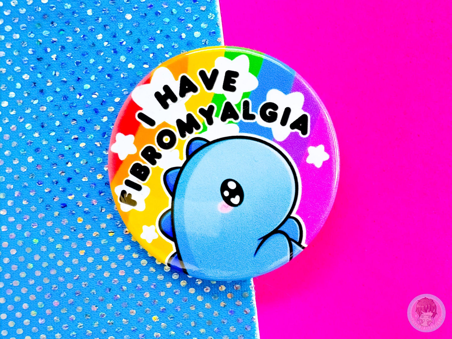 Fibromyalgia Pin Button Badge