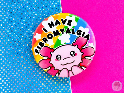 Fibromyalgia Pin Button Badge
