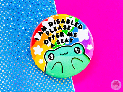 Need a Seat Pin Button Badge