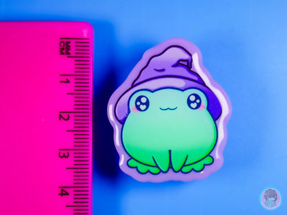 Witchy Frog Acrylic Pin