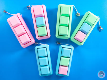 Blue Keyboard Button Fidget