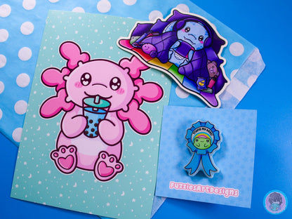 Lucky Dip Bag - Includes Print, Sticker and Pin