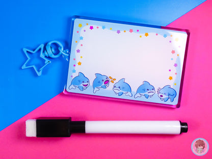 Shark Whiteboard Communication Keyring And Pen