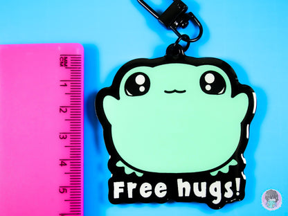 Free Hugs Acrylic Keyring
