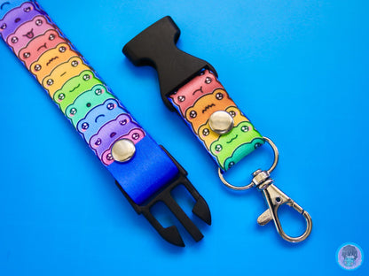 Frog Emotions Lanyard