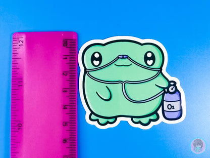 Oxygen Frog Sticker