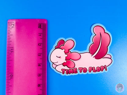 Sleep Alotl Axolotl Sticker