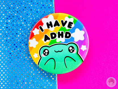 ADHD Pin Button Badge