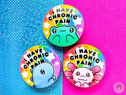 Chronic Pain Pin Button Badge