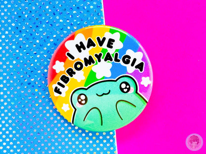 Fibromyalgia Pin Button Badge