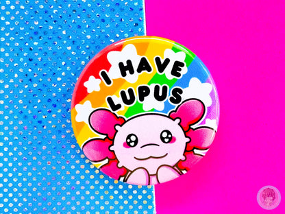 Lupus Pin Button Badg