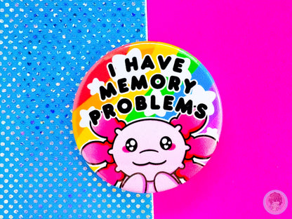 Memory Problems Pin Button Badge