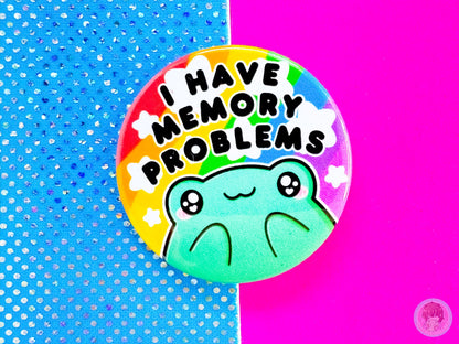 Memory Problems Pin Button Badge