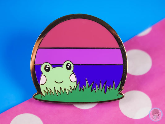 Bisexual Pride Frog