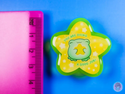 You Are Doing A Good Job Frog Star Pin