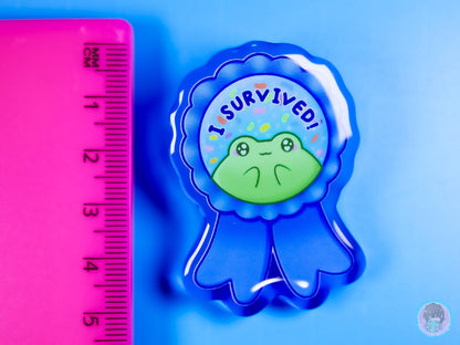 I survived Frog Reward Acrylic Pin