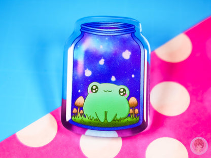 Frog in A Jar Pin