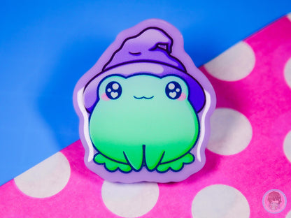 Witchy Frog Acrylic Pin