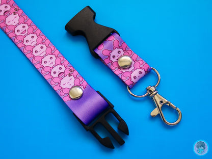 Axolotl Emotion Communication Lanyard