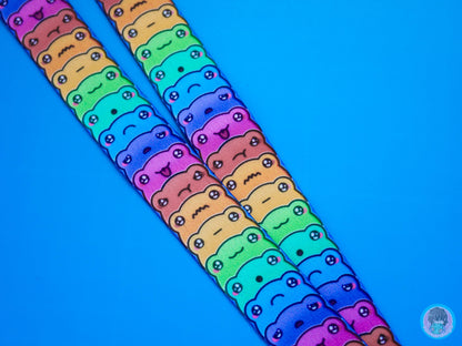 Frog Emotions Lanyard