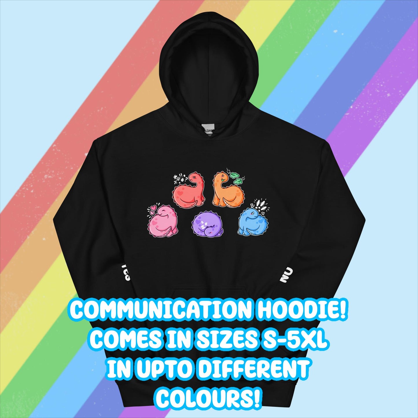 Dinosaur Communication Hoodie