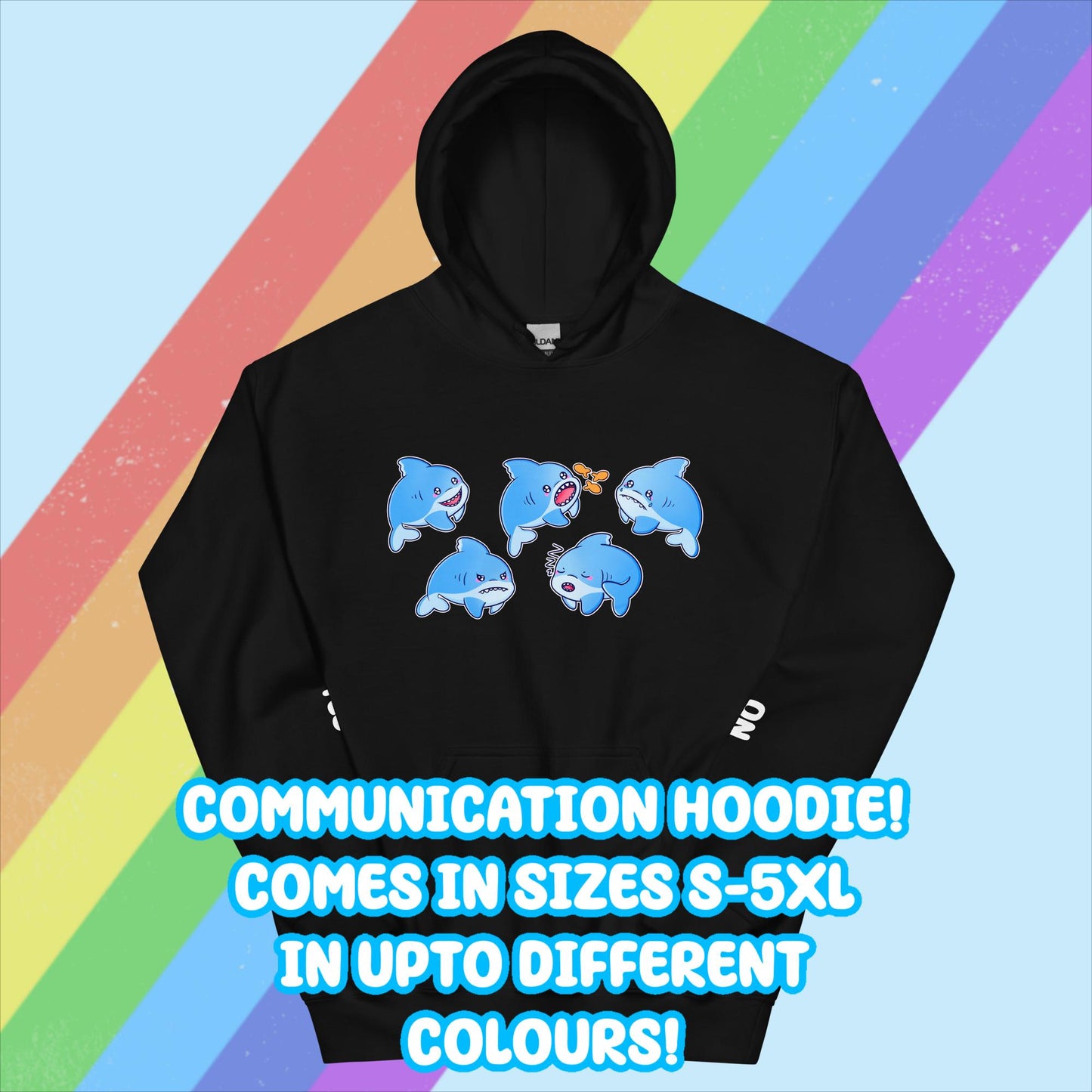 Shark Communication Hoodie