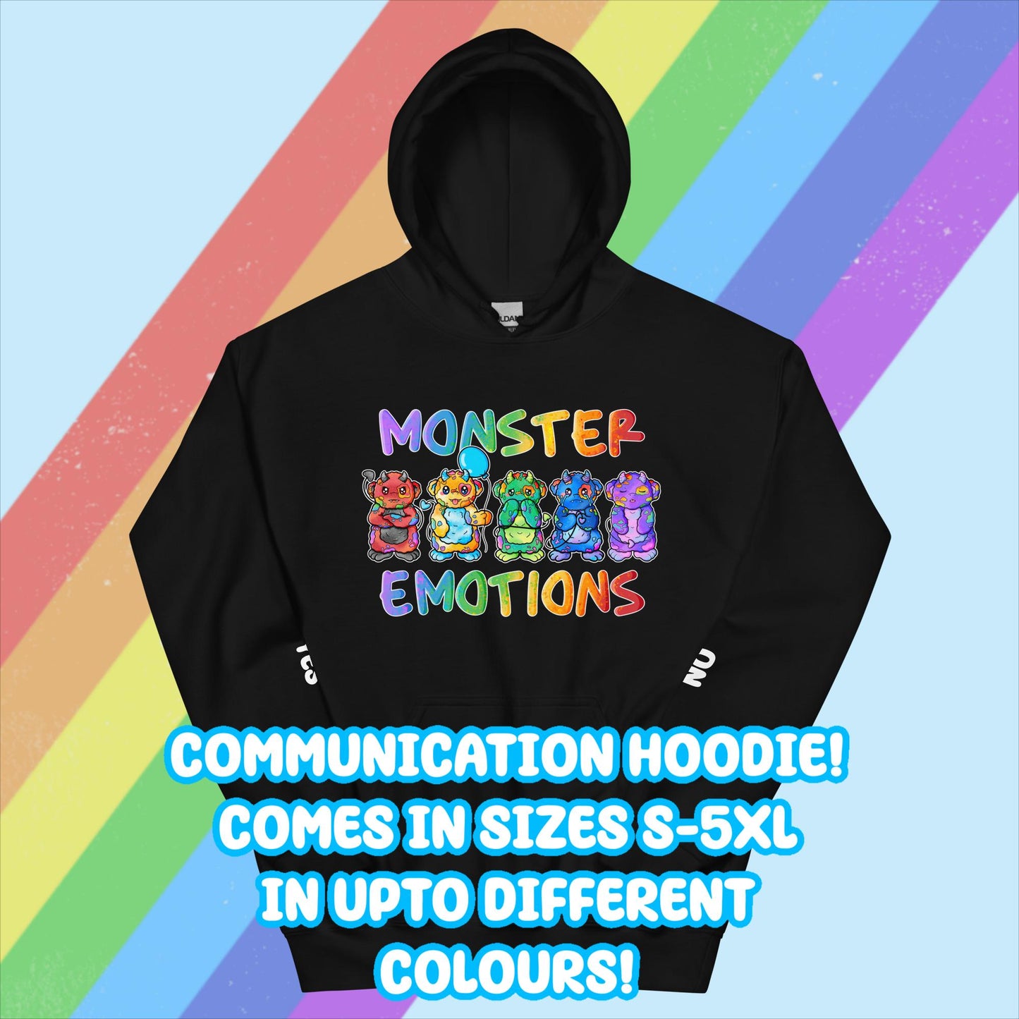 Monster Emotions Communication Hoodie