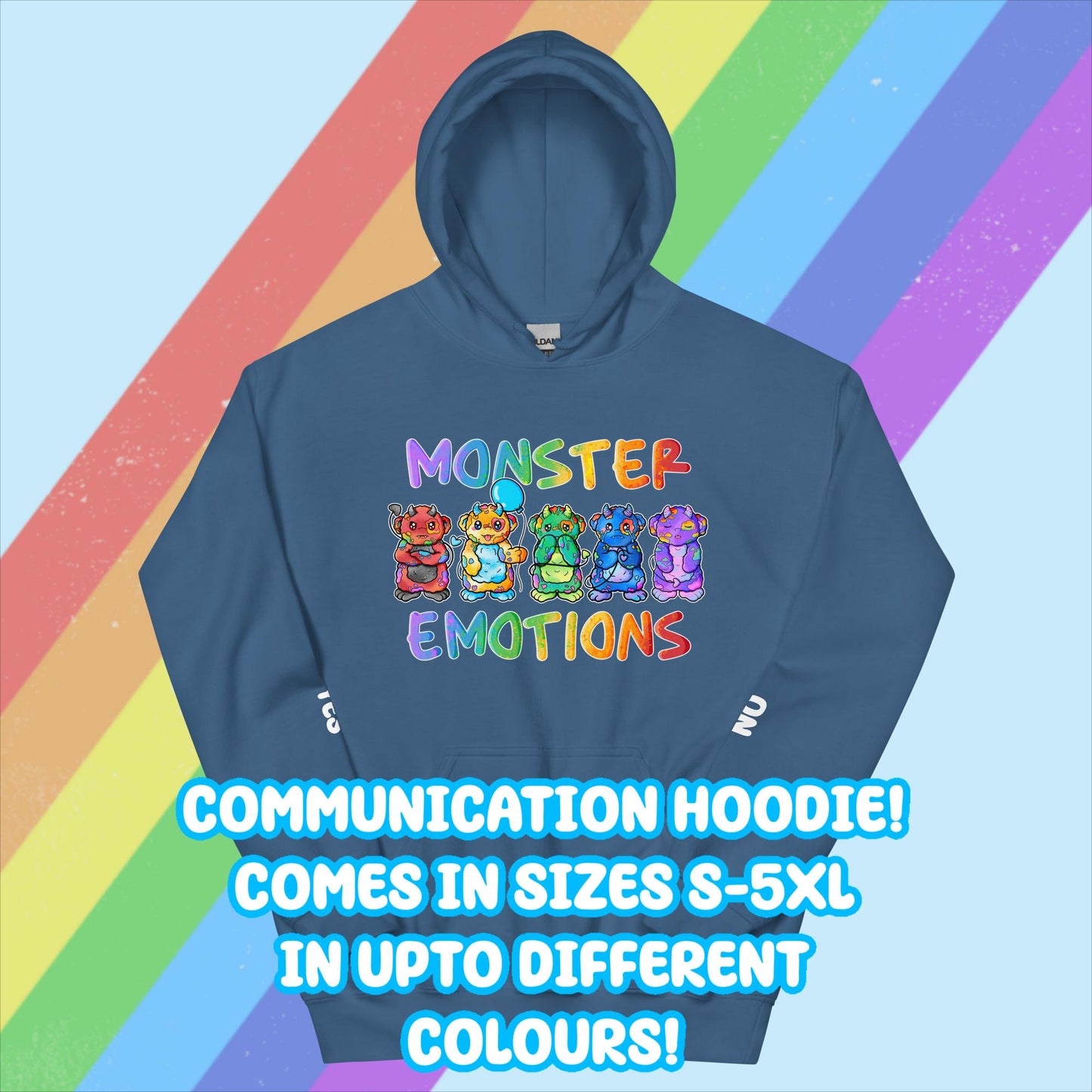 Monster Emotions Communication Hoodie