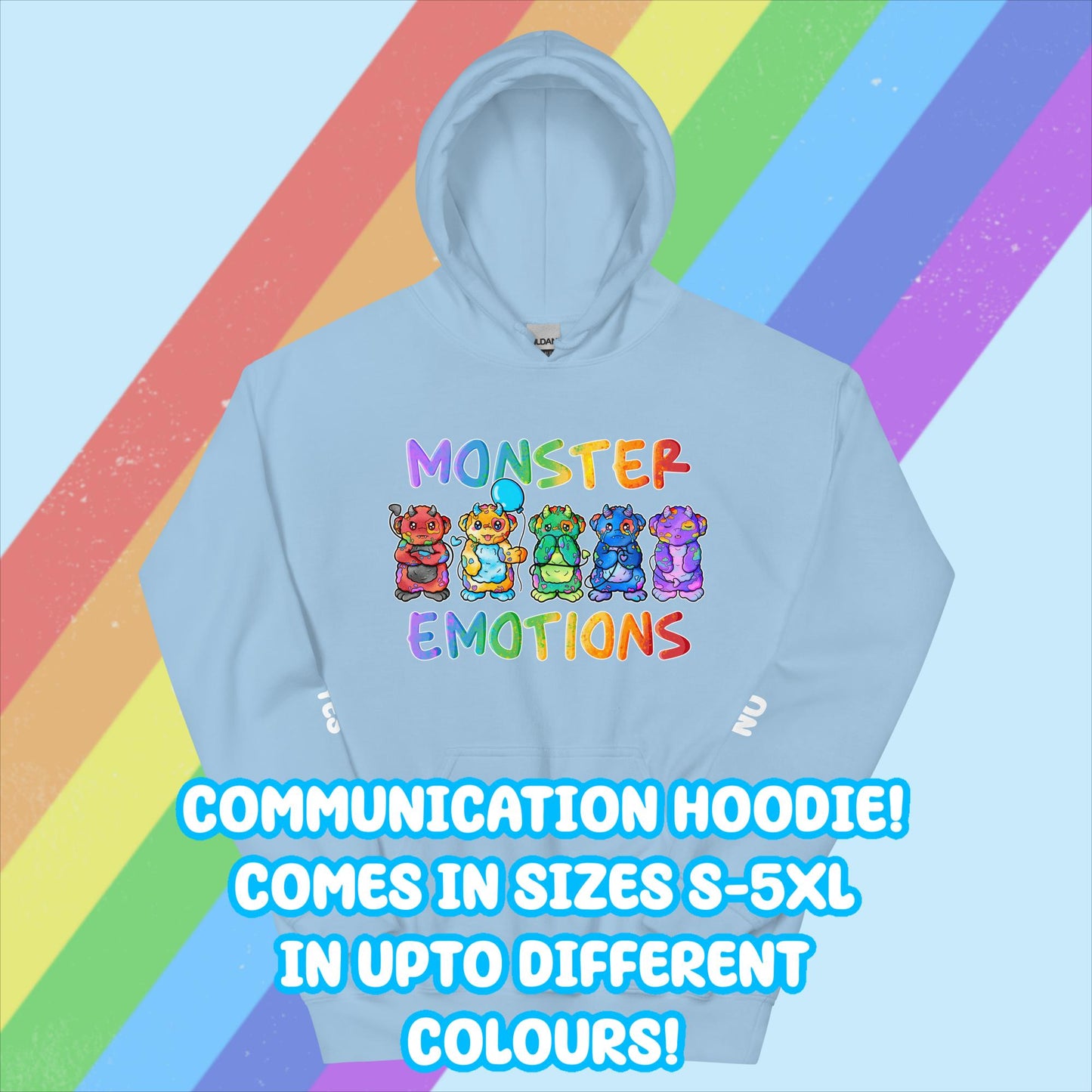 Monster Emotions Communication Hoodie