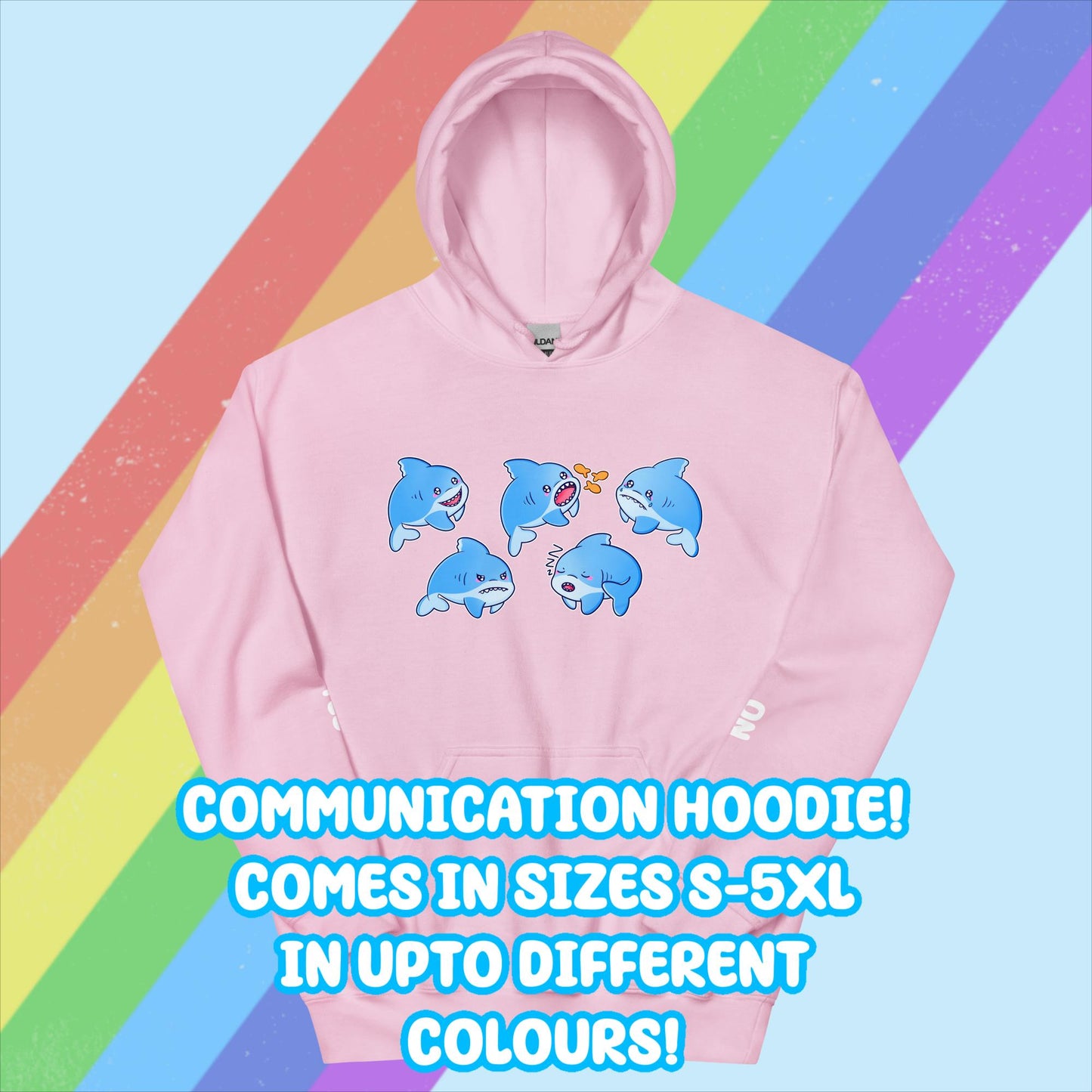 Shark Communication Hoodie