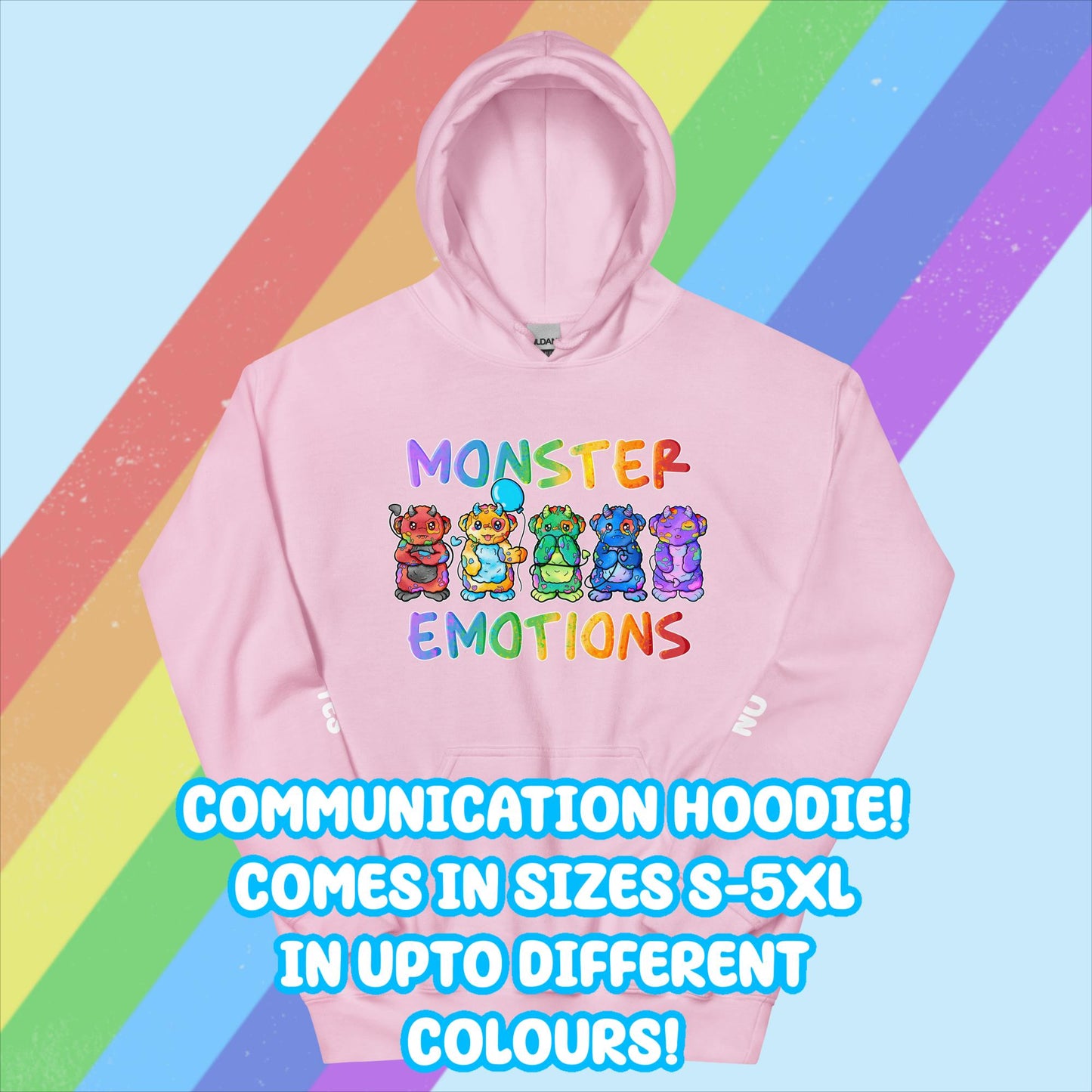 Monster Emotions Communication Hoodie