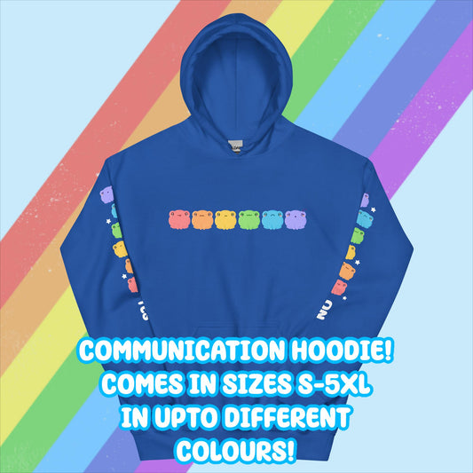 Jelly Bean Frog Mood Communication Hoodie