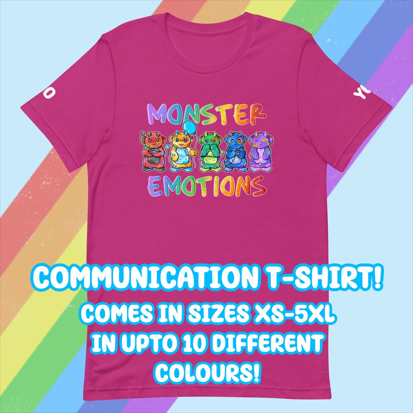 Monster Emotions Communication T-shirt