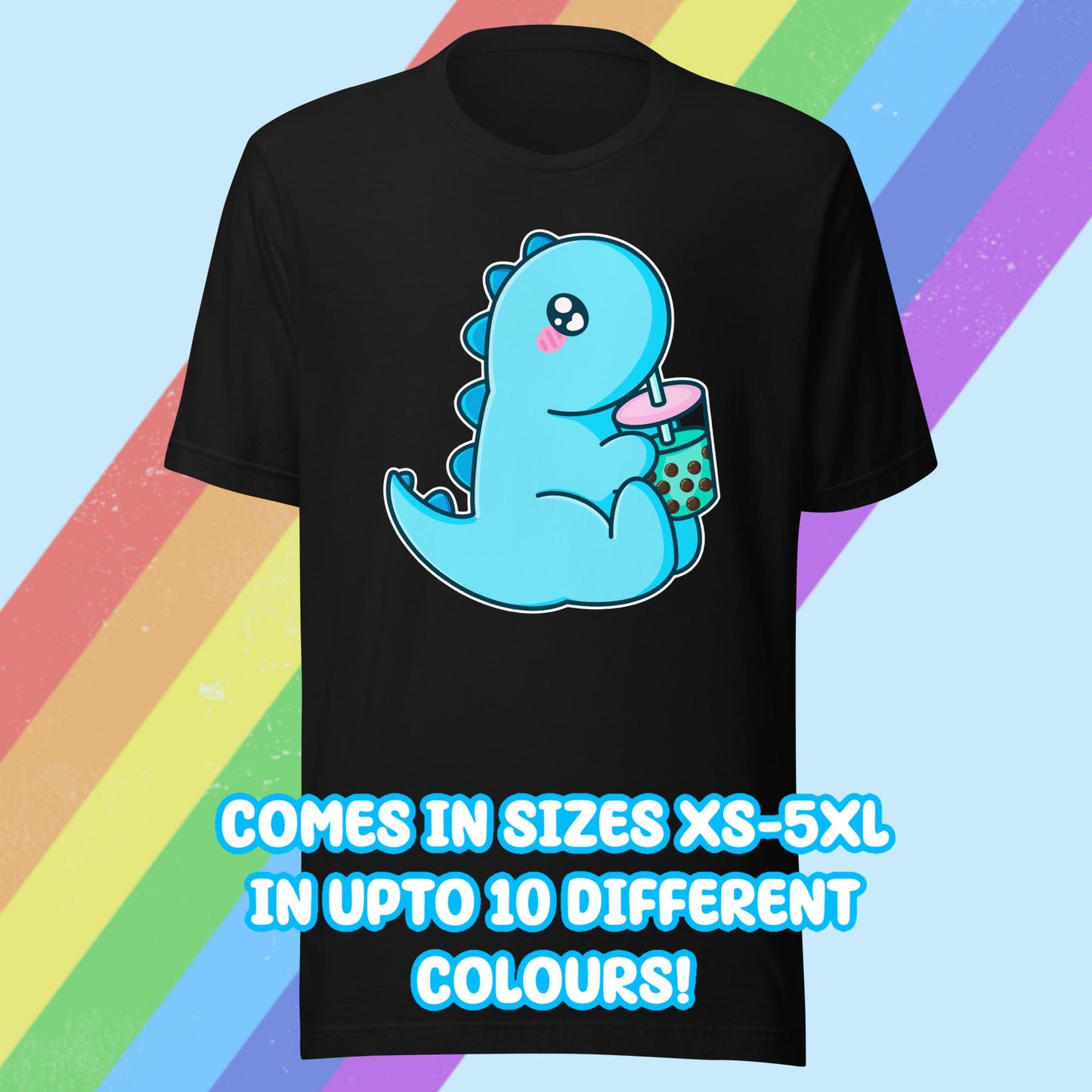 Bubble Tea Dino T-shirt