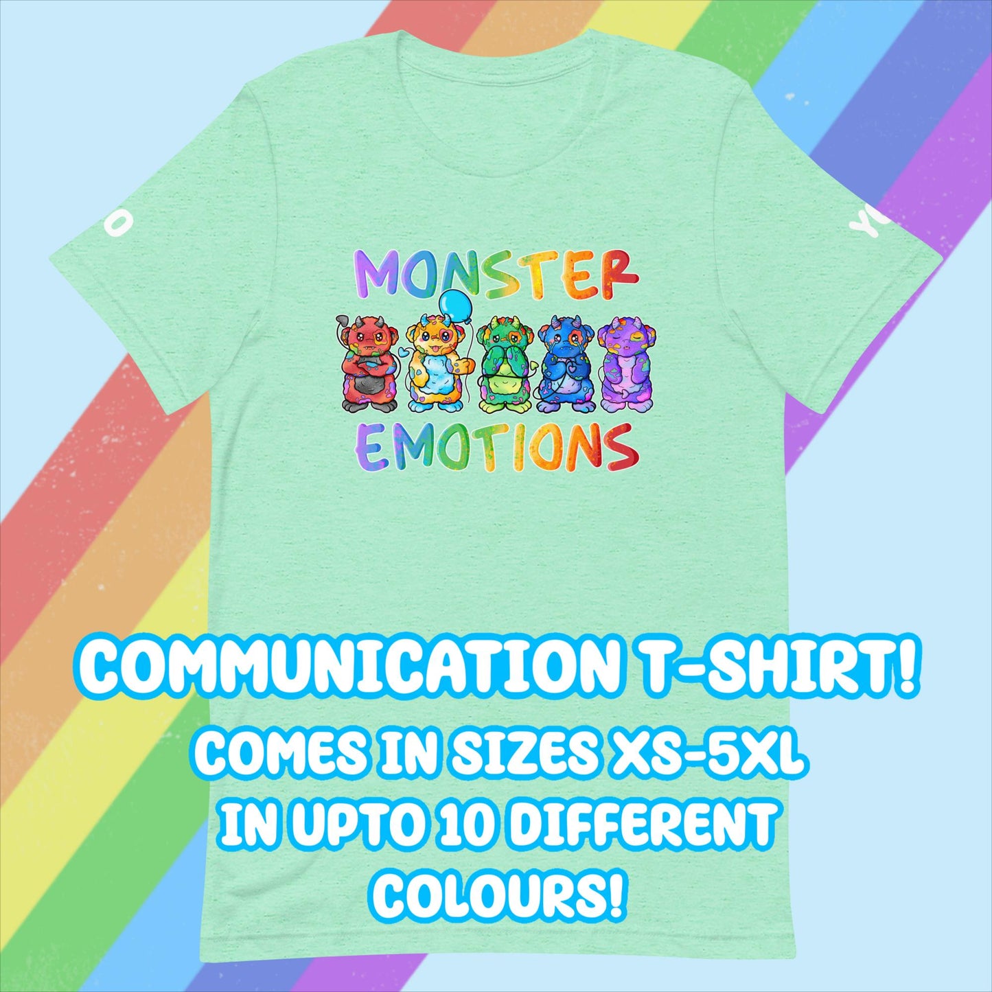 Monster Emotions Communication T-shirt