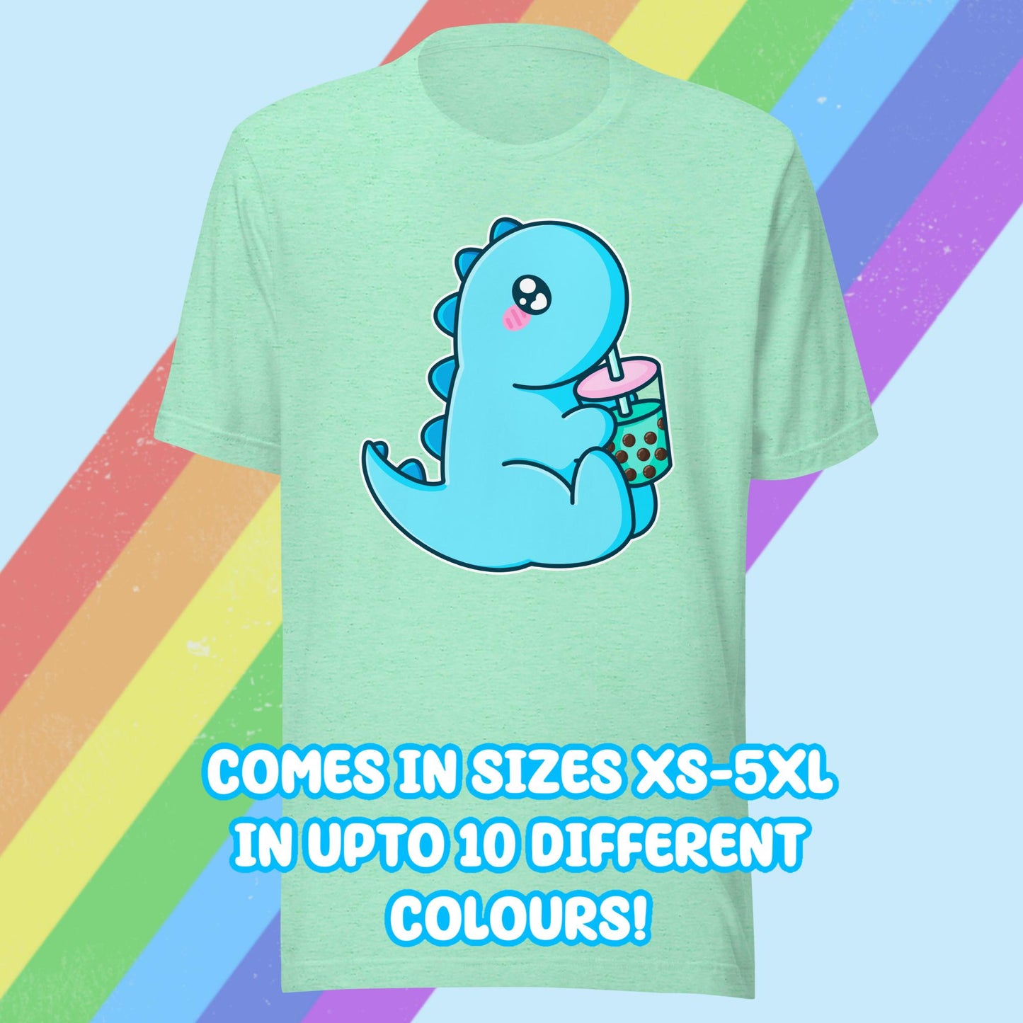 Bubble Tea Dino T-shirt