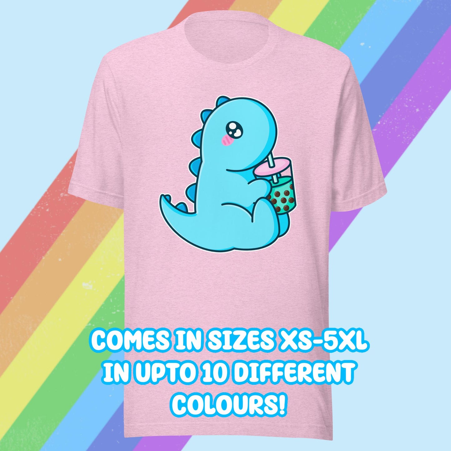 Bubble Tea Dino T-shirt