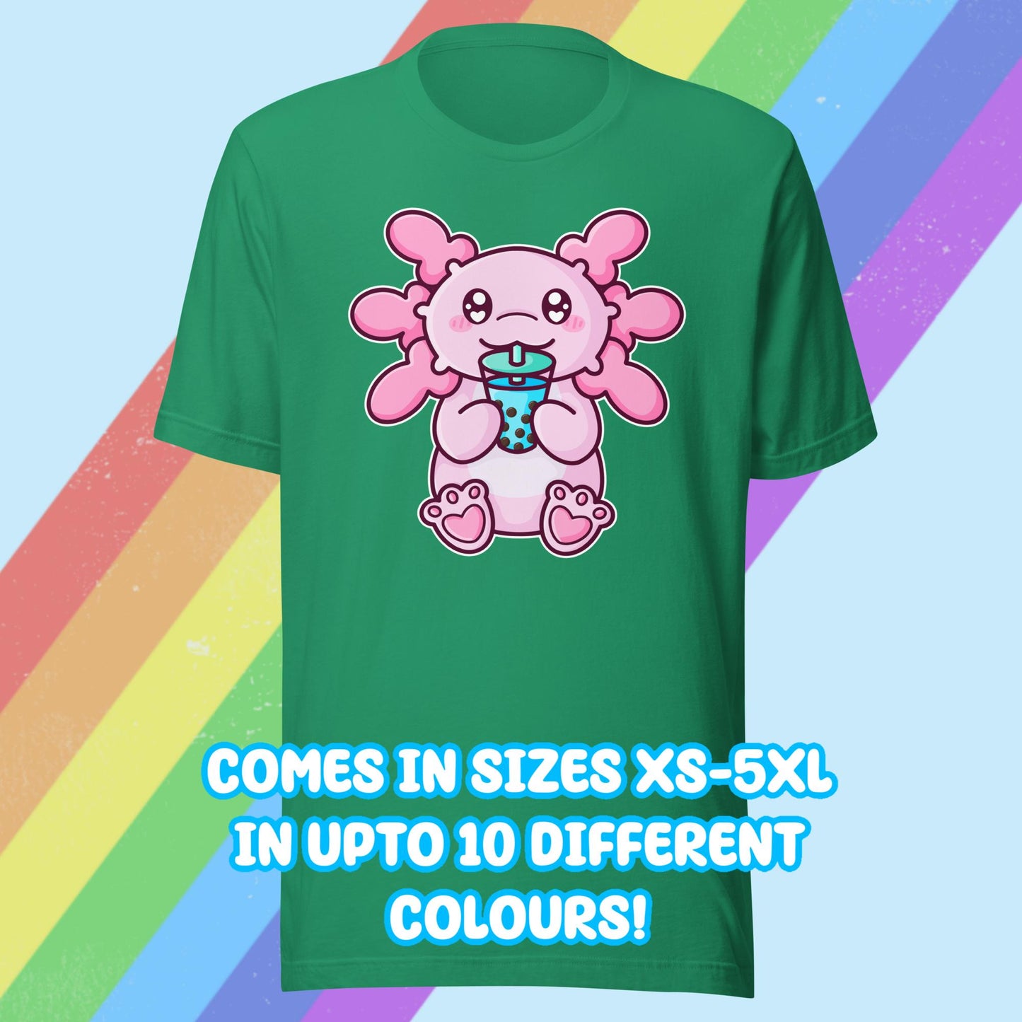 Bubble Tea Axolotl T-shirt