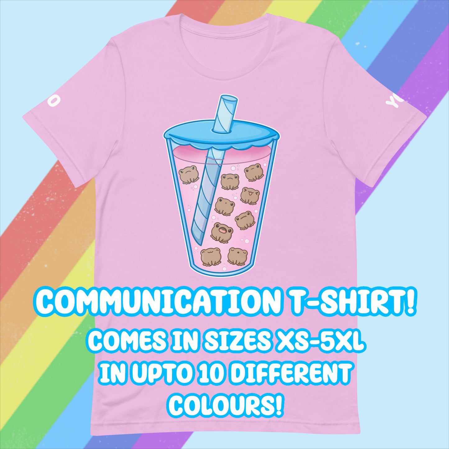 Boba Tea Communication T-shirt