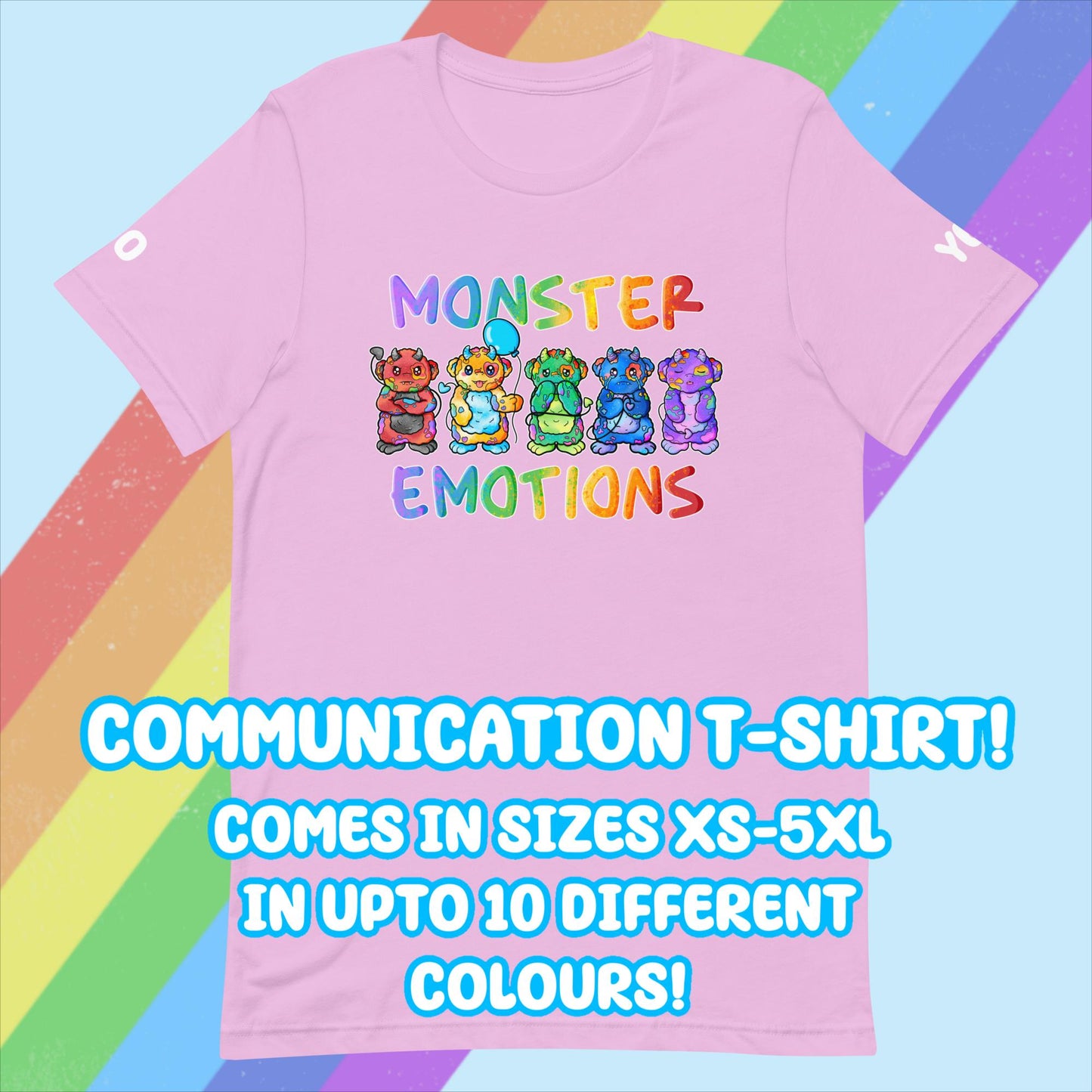 Monster Emotions Communication T-shirt