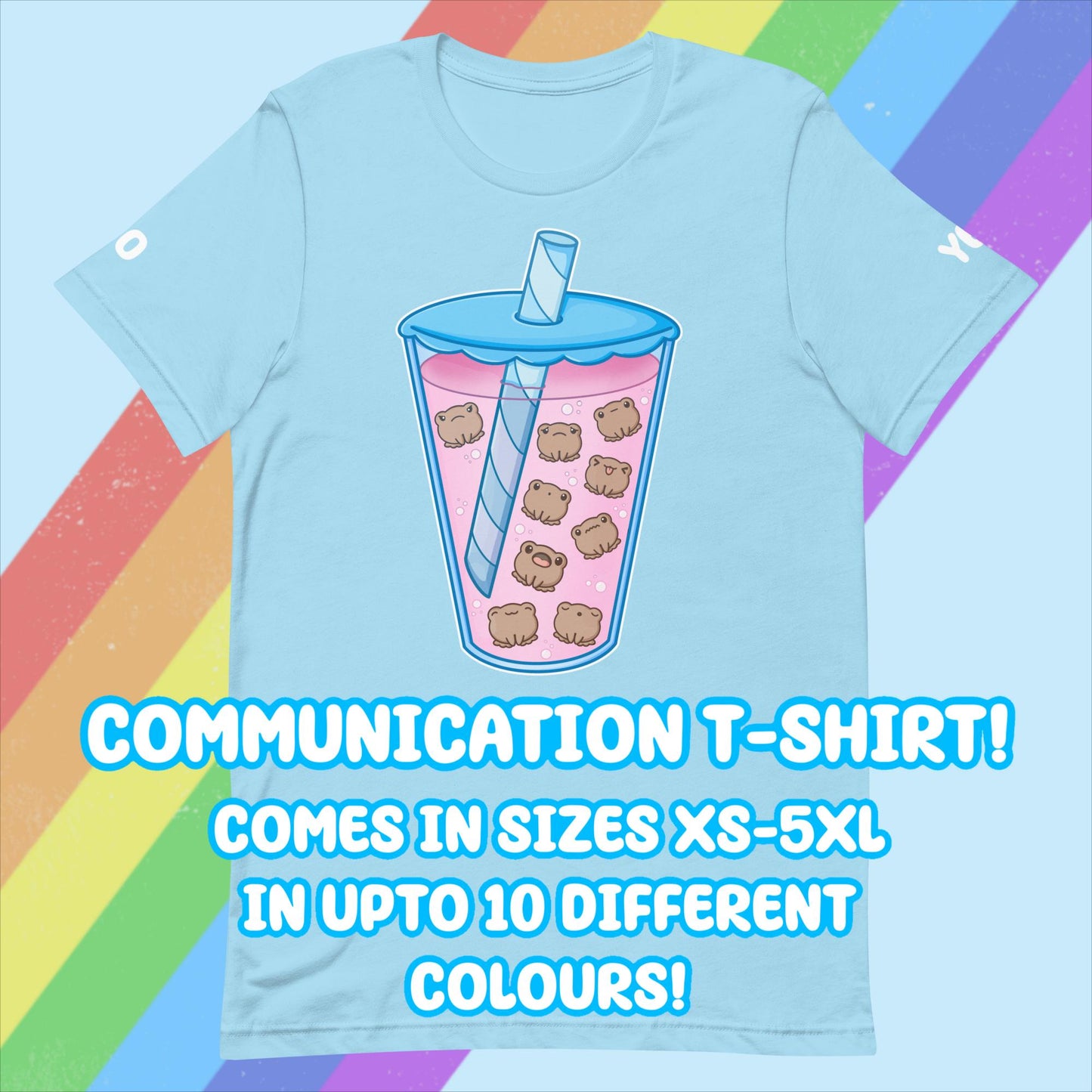 Boba Tea Communication T-shirt