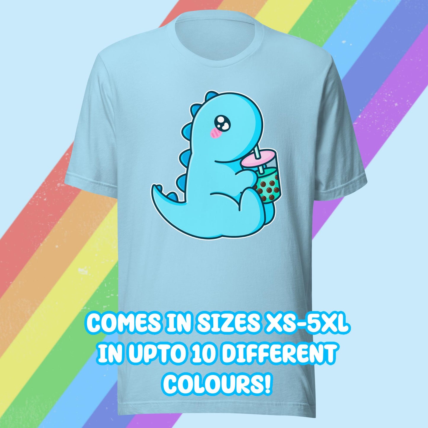 Bubble Tea Dino T-shirt